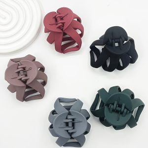 5pcs matte hair clips, women's hair clips, strong grip, non-slip design, suitable for thick hair, hair braiding accessories, women's gifts