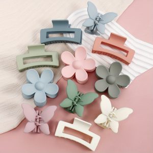 11pcs Dopamine Color Combination Hair Clamp suit Matte Macaron Color Women's Daily Joker Temperament Sweet Gentle Cute Playful Homecoming Gift for Friends