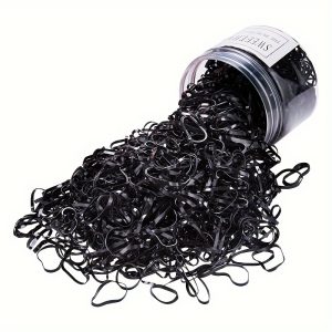 100 Pcs Small Rubber Bands Set Simple High Elastic Hair Rings Cute Mini Hair Scrunchies